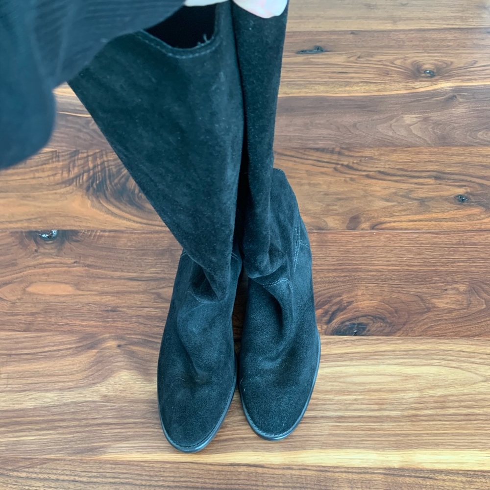 J Crew suede knee high boots